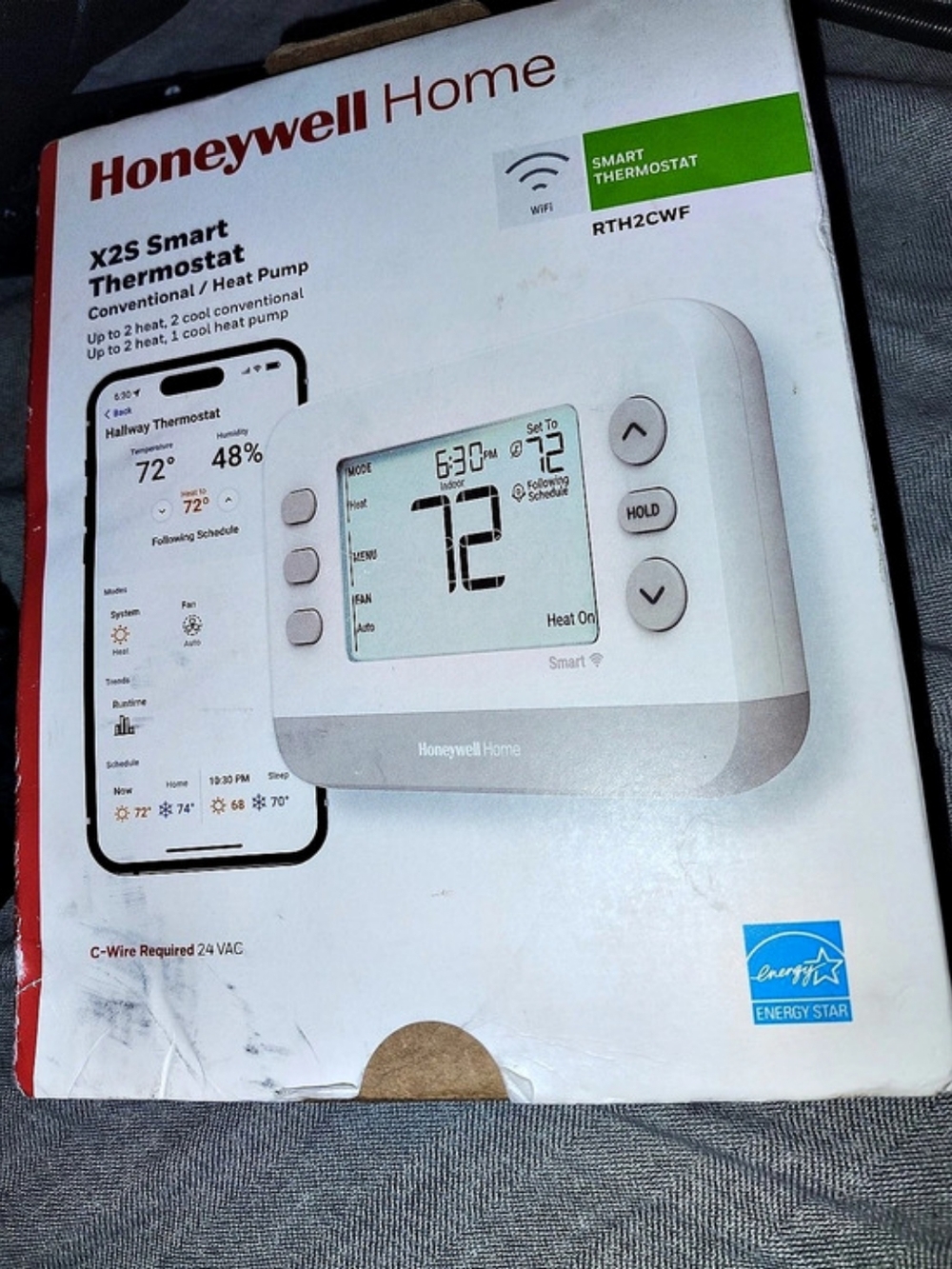 Honeywell X2S Smart Thermostat Smart Thermostat White NWT
